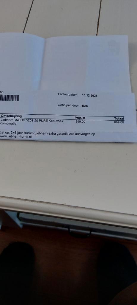 Nieuwe Liebherr Koel-vriescombinatie - Ruimtebesparing!, Computers en Software, Netwerk switches, Ophalen of Verzenden