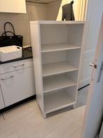 Witte Boekenkast met 4 Planken, Ophalen, Met plank(en), 100 tot 150 cm, Zo goed als nieuw