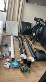 Complete fotostudio set, Audio, Tv en Foto, Ophalen, Gebruikt, Complete fotostudio
