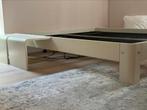 Auping auronde 1000 180x200cm 2 spiralen 90x200cm 2xtafel, Huis en Inrichting, Slaapkamer | Bedden, Ophalen, Wit, Tweepersoons