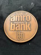 Amro bank 6 juni 1977, Postzegels en Munten, Penningen en Medailles, Ophalen of Verzenden, Brons