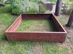 Corten staal Houtopslag of Planten bak - 2000 x 400 x 2000 m, Ophalen, 100 cm of meer, Vierkant, Zo goed als nieuw