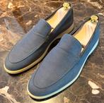 Loro Piana Summer Walk in Canvas/Suède maat 45, Loafers, Blauw, Ophalen of Verzenden, Zo goed als nieuw