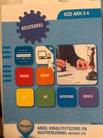 KZD AKH 3-4 ARBO, Kwaliteit, Hulpverlening, Boeken, Ophalen of Verzenden, Zo goed als nieuw, Overige niveaus, Overige vakken