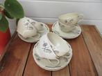 6 x Victoria Czechoslovakia (art deco) kop en schotel, Ophalen of Verzenden