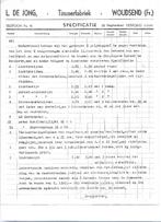 Woudsend timmerfabriek de Jong + Verzekeringen brandwaarborg, Ophalen of Verzenden, Gebruikt, Overige typen