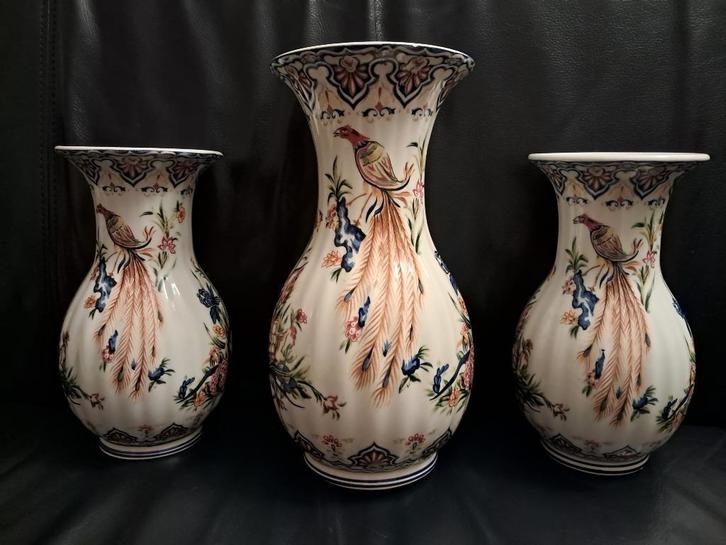 3 vazen Ceramiche Artistiche Made in Italy, Antiek en Kunst, Antiek | Vazen, Ophalen of Verzenden
