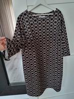 Elegante Zwart-Beige Jurk, Zwart, Maat 46/48 (XL) of groter, Nieuw, Ophalen of Verzenden