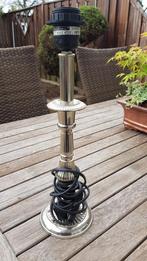 Zilveren lampen voet in mooie staat, Huis en Inrichting, Lampen | Tafellampen, Ophalen, Zo goed als nieuw, Minder dan 50 cm