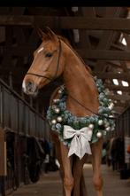 Paarden kerst krans, Ophalen