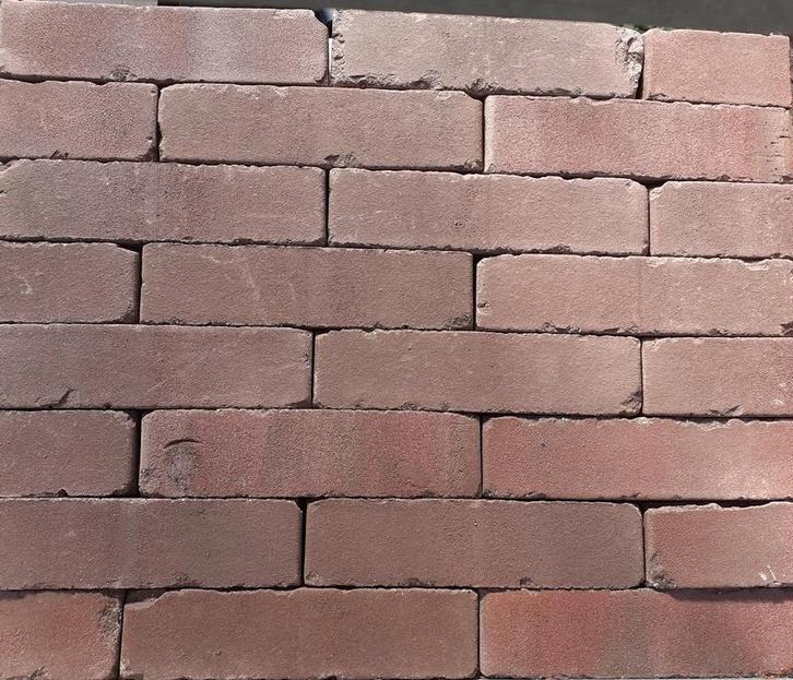 Aktie gebakken Waaltjes / Waalformaat Auberginebruin, Tuin en Terras, Tegels en Klinkers, Nieuw, Terrastegels, Keramiek, Ophalen of Verzenden