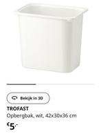 6 Trofast bakken Ikea, Doe-het-zelf en Verbouw, Kratten en Dozen, Ophalen, Gebruikt, Minder dan 50 cm, Minder dan 40 cm
