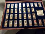 Duitse Mark Biljetten op Baren - Complete Set Verguld Goud, Ophalen of Verzenden