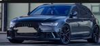 Audi RS6 4.0 445KW Quattro Avant 2016 Zwart + Rood leder, Auto's, Audi, 8 cilinders, Particulier, Parkeercamera, 3993 cc