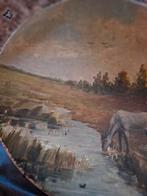Decoratief wandbord   Paard bij water, Ophalen of Verzenden