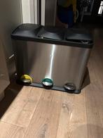 Afvalscheidingsbak - Metaal - Met Pedaal, Ophalen, Met pedaal, Zo goed als nieuw, Metaal