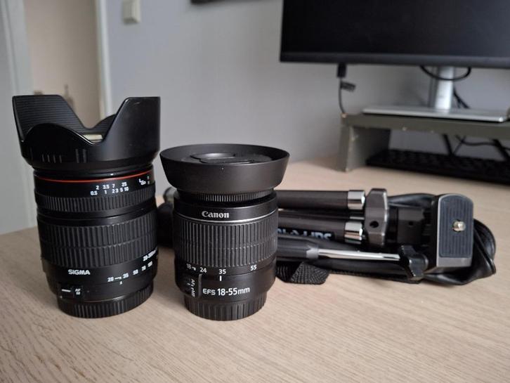foto zoomlenzen sigma en canon, Audio, Tv en Foto, Fotografie | Lenzen en Objectieven, Gebruikt, Telelens, Zoom, Ophalen