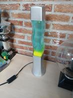 Retro Lavalamp - Groen/Geel, Huis en Inrichting, Lampen | Tafellampen, Ophalen of Verzenden, Zo goed als nieuw, Glas, Minder dan 50 cm