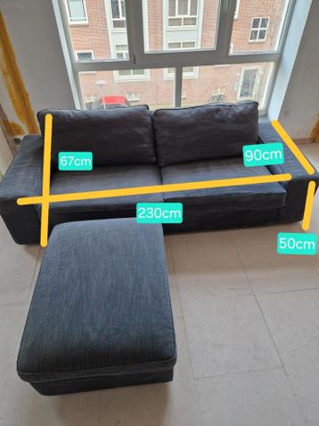 IKEA Kivik bank (stof) voor 2- 3 personen - afbeelding 6