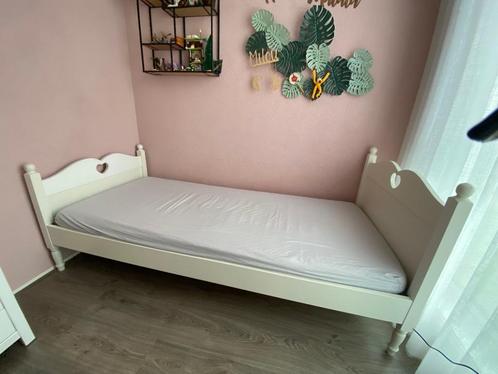 bed 90x200, Kinderen en Baby's, Kinderkamer | Bedden, Gebruikt, 180 cm of meer, 85 tot 100 cm, Matras, Ophalen