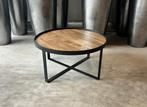 NIEUW Trendy Salontafel Doha 003 Metaal - Mango – Rond, Huis en Inrichting, Tafels | Salontafels, 50 tot 100 cm, Rond, Nieuw, Metaal