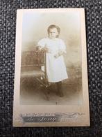 CDV, Meisje, de Jong, Leeuwarden, Carte de Visite, Gebruikt, Foto, Ophalen of Verzenden, Voor 1940