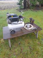Metabo Compressor met slang en bandenpomp., Doe-het-zelf en Verbouw, Compressors, Minder dan 25 liter, Ophalen of Verzenden, Minder dan 200 liter/min