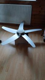 Plafondventilator met Licht & Afstandsbediening, Ophalen of Verzenden, Zo goed als nieuw, Modern, Minder dan 50 cm