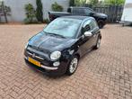 Fiat 500 cabrio 0.9 C 2013 Zwart, Auto's, Stof, Zwart, Origineel Nederlands, Handgeschakeld