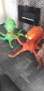 EYE CATCHER!! Octopussen polyester H 80 cm Breedte  160 cm, Ophalen