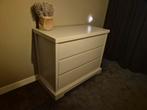 MASSIEF HOUTEN COMMODE IN GOEDE STAAT, Ophalen, 50 tot 70 cm, 90 tot 105 cm, 100 cm of meer