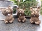 Chihuahua set van 3 beeldjes horen, zien ,zwijgen, Ophalen of Verzenden, Nieuw