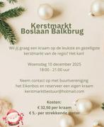 Stand / kraam op de kerstmarkt in balkbrug overijssel, Ophalen of Verzenden