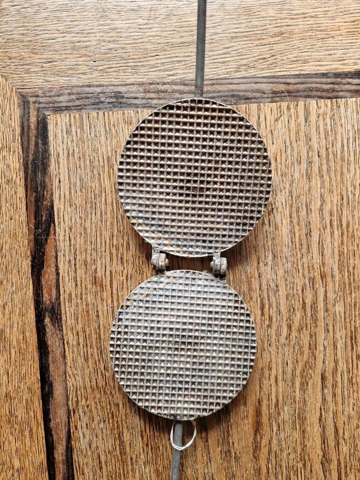 Vintage Stroopwafelijzer, Antiek en Kunst, Antiek | Keukenbenodigdheden, Ophalen of Verzenden