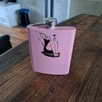 Heupfles Roze voor Dames voor  Carnaval nooit zonder drinken, Ophalen, Nieuw, Carnaval