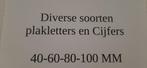 Plakletters en cijfers, Ophalen, Nieuw, Meerdere stickers