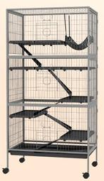 Pawhut rattenkooi /frettenkooi / chinchillakooi, Ophalen, Kooi, Zo goed als nieuw, Eekhoorn