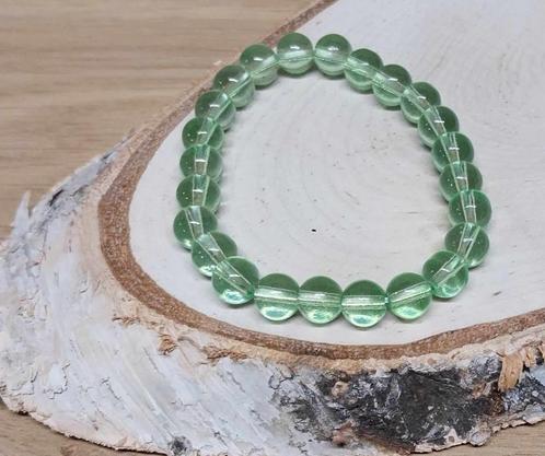 handgemaakt kralen armbandje lichtgroen, Sieraden, Tassen en Uiterlijk, Armbanden, Nieuw, Overige materialen, Met bedels of kralen
