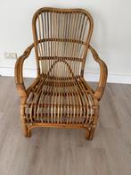 Rotan stoel, Huis en Inrichting, Ophalen, Gebruikt, Bruin, Riet of Rotan
