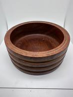 Grote Vintage teakhouten schaal, Verzamelen, Retro, Ophalen of Verzenden, Huis en Inrichting