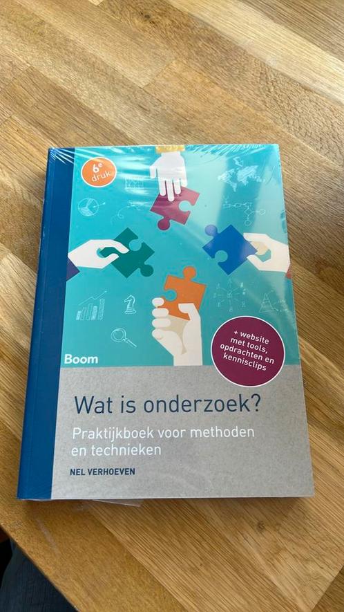 Nel Verhoeven - Wat is onderzoek?, Boeken, Wetenschap, Nieuw, Ophalen of Verzenden