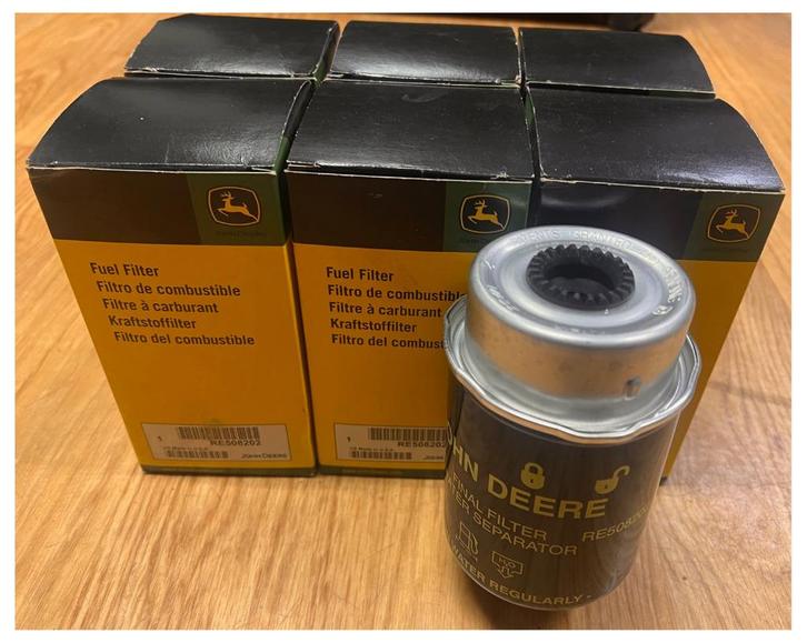 John Deere Brandstoffiler RE508202 per 6 stuks JD filter, Motoren, Onderdelen | Overige, Nieuw, Ophalen of Verzenden