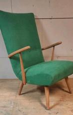 Vintage G. J. Van Os easy chair Swing midcentury fauteuil, Ophalen, Zo goed als nieuw, Stof, Vintage