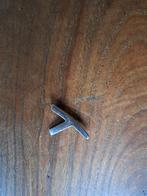 Zilveren broche letter Y - Yvonne, Minder dan 4 cm, Ophalen of Verzenden, Zo goed als nieuw, Zilver