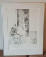 Zeefdruk Walter Nobbe genaamd - De Tuin AH Dagelijks leven., Antiek en Kunst, Kunst | Litho's en Zeefdrukken, Ophalen