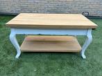 Houten Salontafel met Verweerd Onderstel, Huis en Inrichting, Tafels | Salontafels, Ophalen, Minder dan 50 cm, Gebruikt, 50 tot 100 cm