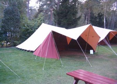De waard Lepelaar met bagagewagen, Caravans en Kamperen, Tenten, Gebruikt, Ophalen