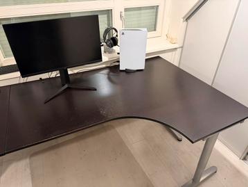 Ikea hoek bureau 160x120x80 of 220x120x80 - galant buro - afbeelding 12
