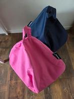 Kinder zitzak van Sygarpufy roze en blauw, Huis en Inrichting, Zitzakken, Ophalen, Zo goed als nieuw, Blauw, Zitzak