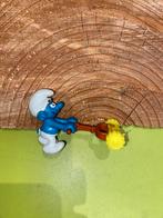 Smurfen super smurf met grasmaaier, Ophalen of Verzenden, Gebruikt, Verschillende Smurfen